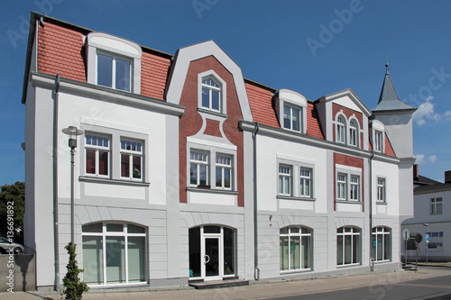 Gebäude in Alt-Sassnitz auf Rügen 