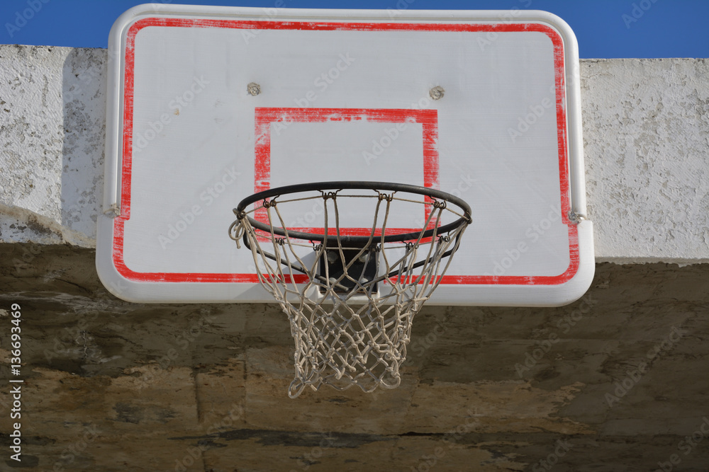 Basketball hoop. Basketball basket