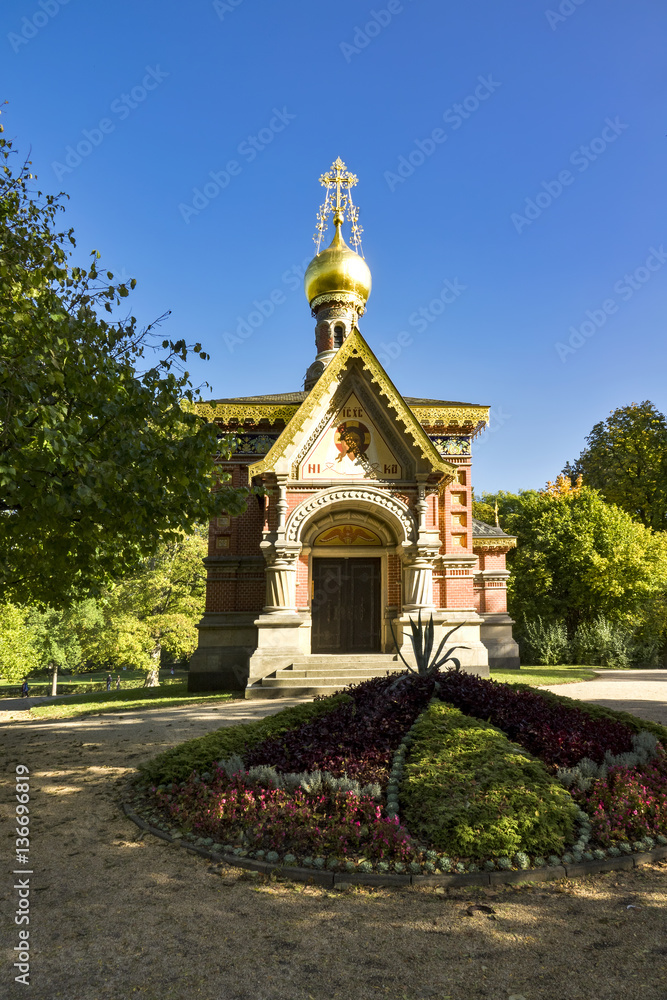 Russisch-Orthodoxe Kapelle im Kurpark von Bad Homburg von der Höhe 