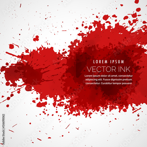 vector blood splatter stain background