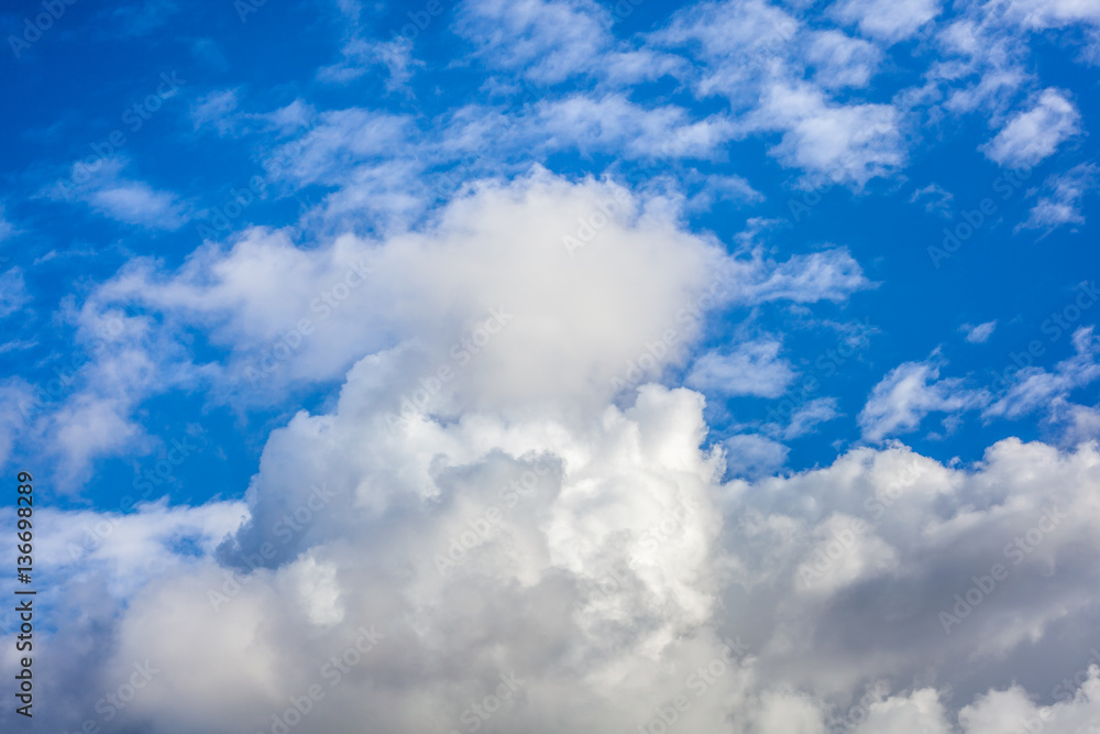 Clouds with blue sky , natural texture Clouds with blue sky , natural texture