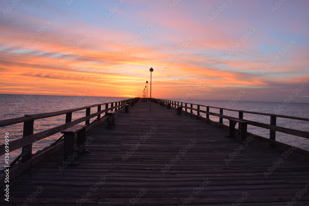 Pier sunrise
