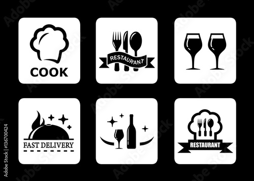 restaurant icon for menu