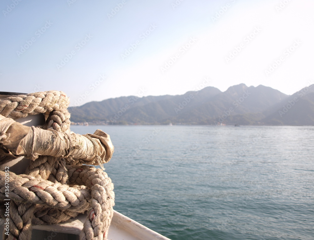 Fototapeta premium Sailing away