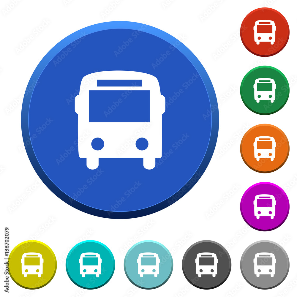 Bus beveled buttons Bus beveled buttons