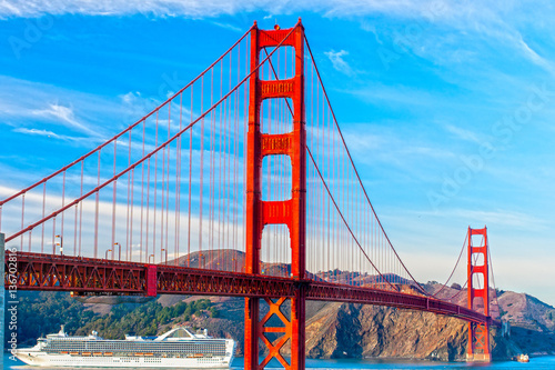 Fototapeta Naklejka Na Ścianę i Meble -  Golden Gate, San Francisco, California, USA.