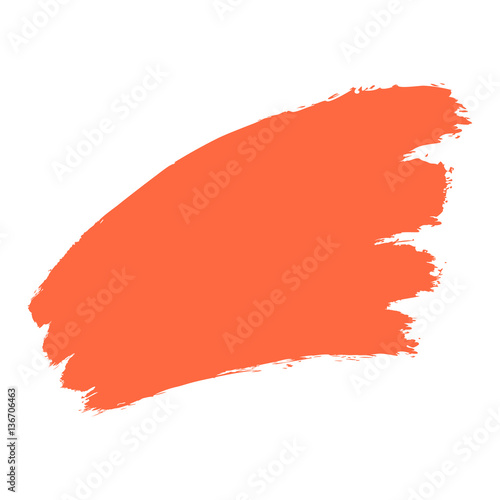 Red Paint Brushstroke