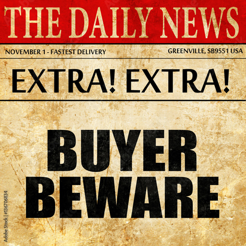 Photos buyer beware, article text in newspaper