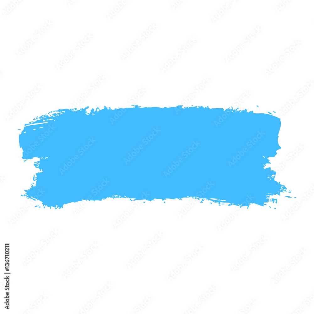 Blue Paint Brush Stroke Blue Paint Brush Stroke