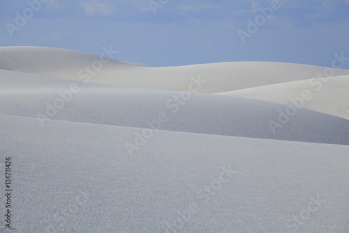 Dunes et désert de sable blanc /Nouveau Mexique / USA © PIXATERRA