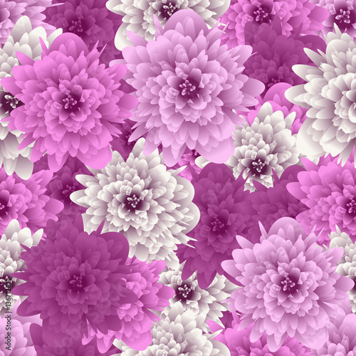 Seamless pattern flower. Background for fabrics, textiles, paper, wallpaper, web pages, wedding invitations. Vector illustration. © nataliakarebina