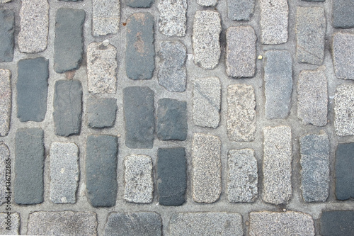 rock, rough stone floor pavement for background