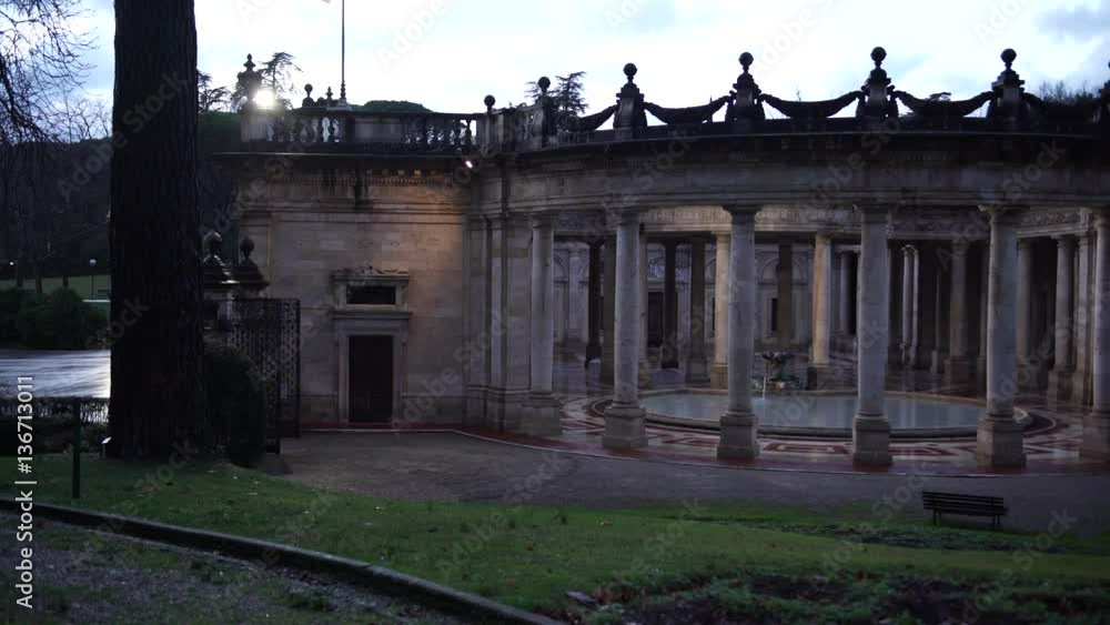 Montecatini-Terme, Italy, 10 February 2017 - Editorial video of Tettuccio Baths, 4K Montecatini-Terme, Italy, 10 February 2017 - Editorial video of Tettuccio Baths, 4K