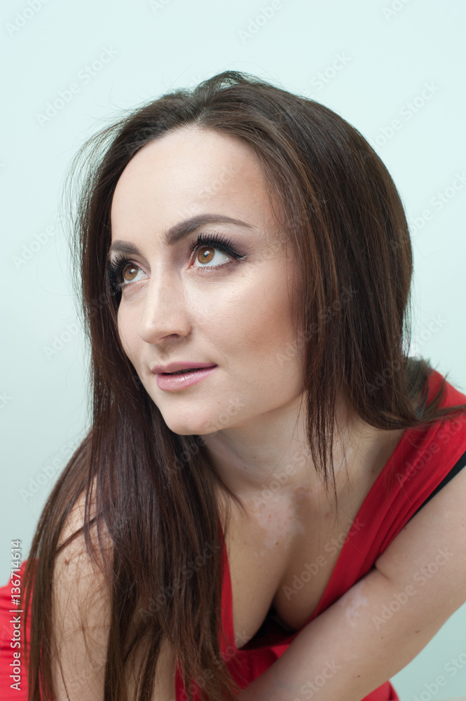 Naklejka premium Beautiful girl