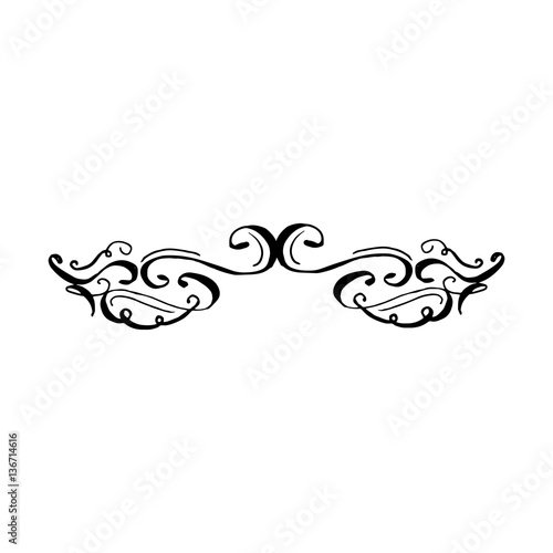 Hand drawn swirls