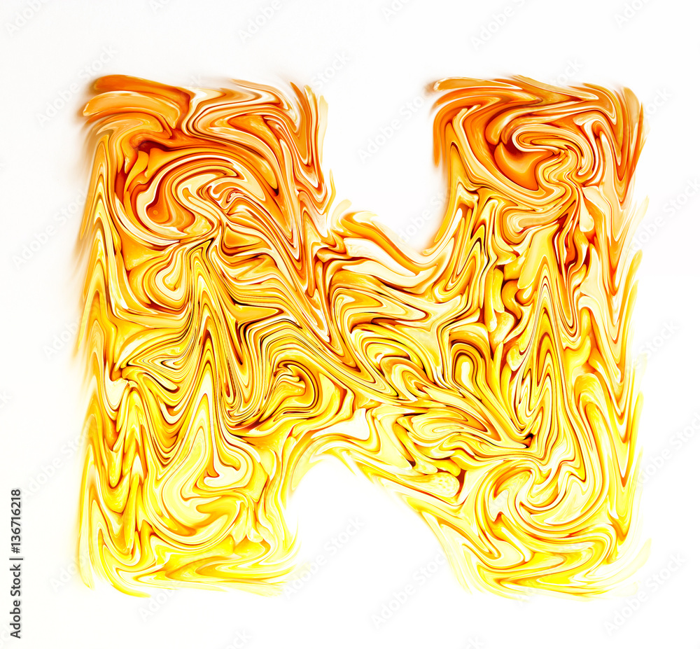 Fototapeta premium The Letter N.