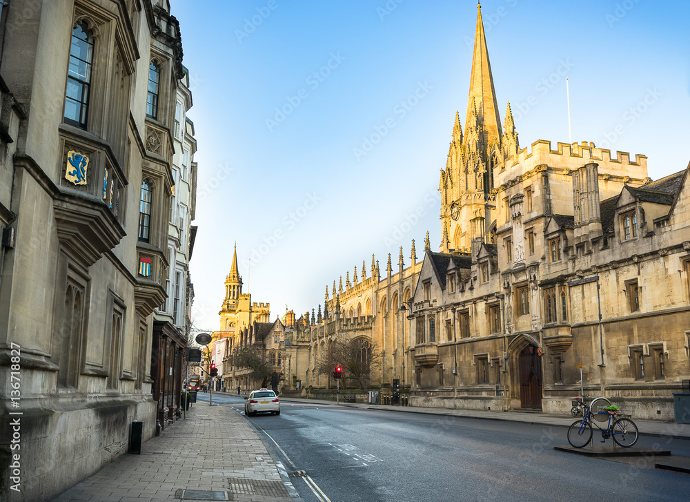 Street of city Oxford