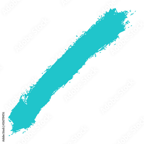 Green Paint Brushstroke
