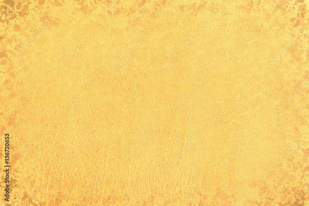 Background of gold grunge leather Background of gold grunge leather