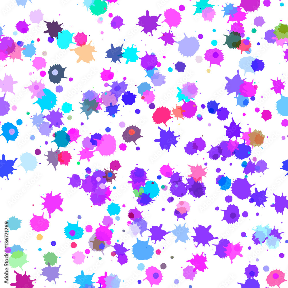 Abstract background with color blots
