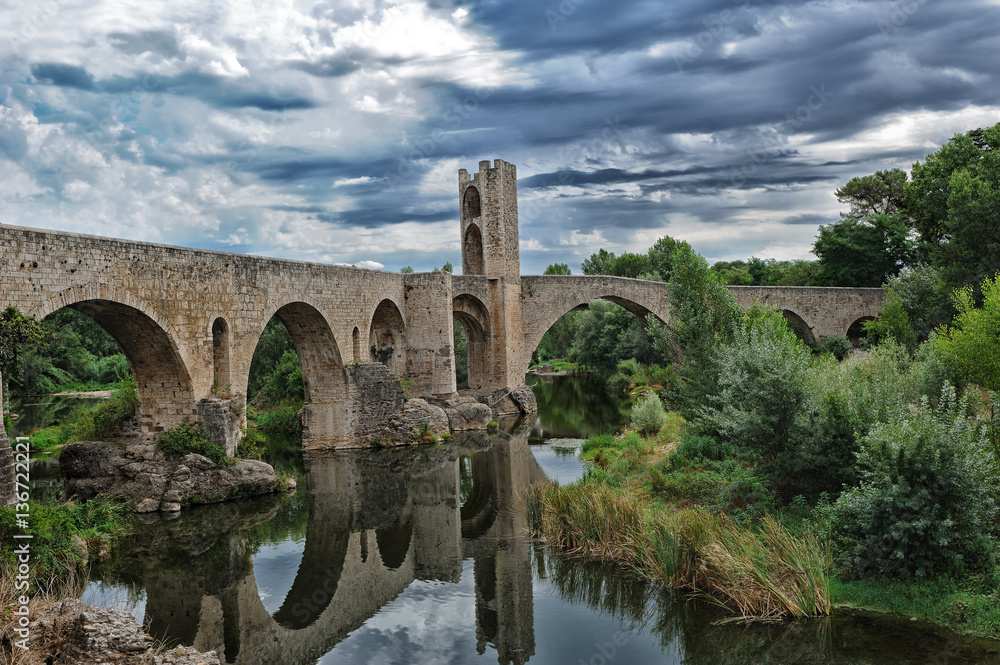 Medieval bridge of Besalu