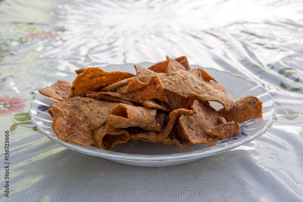 Tuna chips - typical maldivian snack