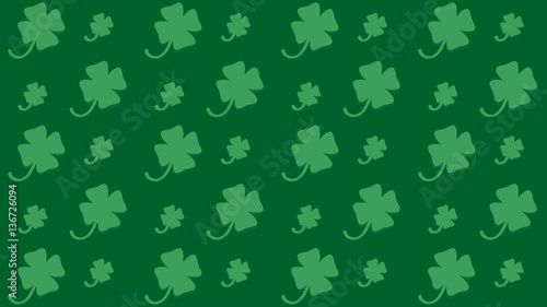 seamless pattern for St. Patrick's Day with shamrock