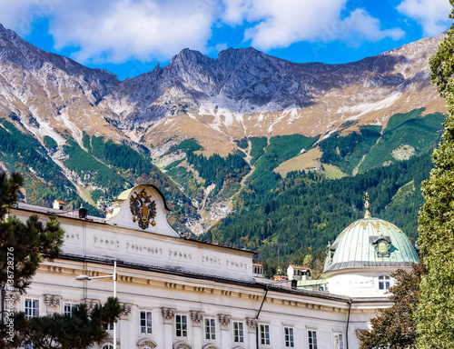 Hofburg in Innsbruck mit Karwendel photo