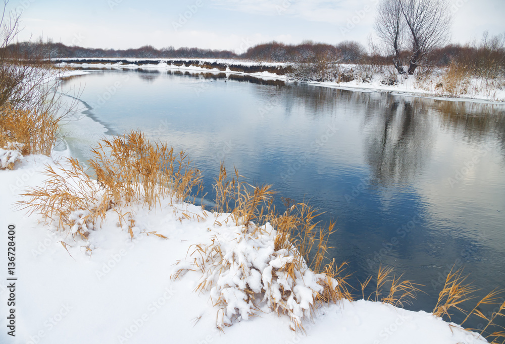 Winter river Winter river