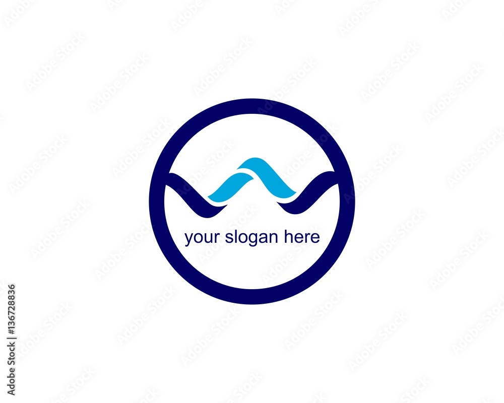 logo water waves logo water waves
