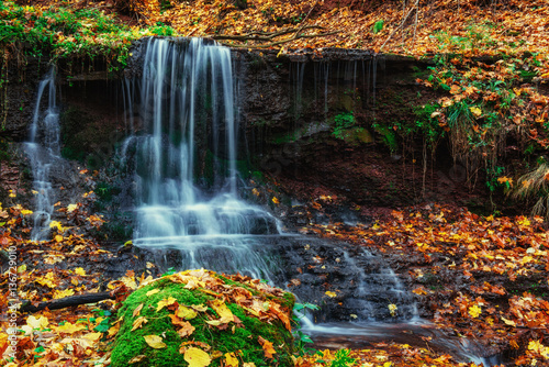 Waterfall in Autumn