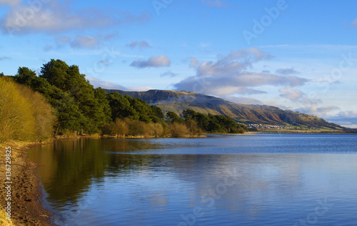 A calm day on Loch Leven, Scotland