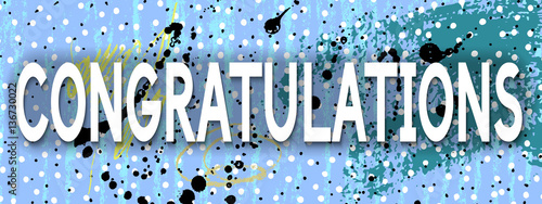 Congratulations Invitation Card.