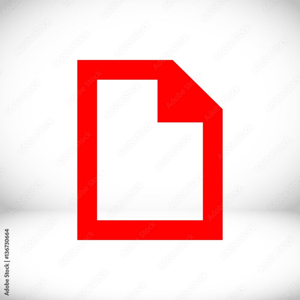 file icon stock vector illustration flat design file icon stock vector illustration flat design