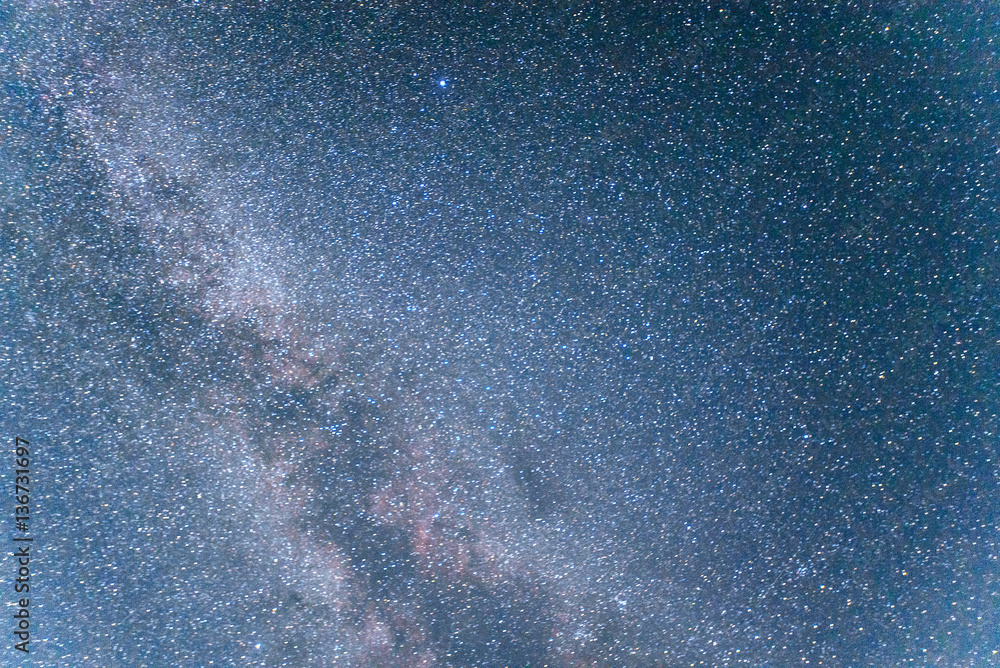 Obraz premium deep sky astrophoto. Beauty world. Carpathians Ukraine Europe.