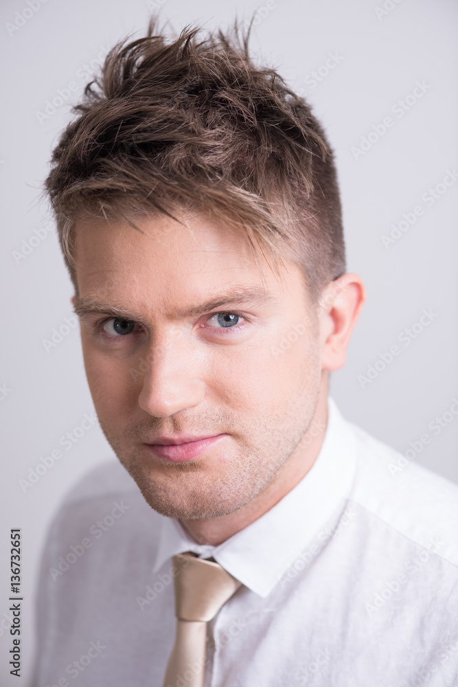 Portrait of a young handsome man Portrait of a young handsome man