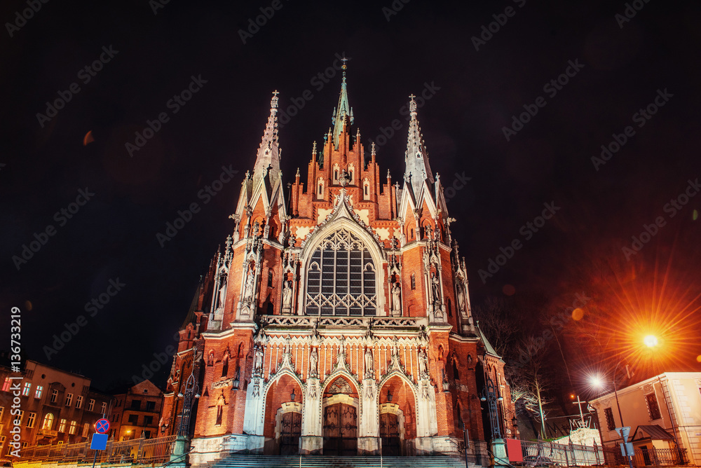 Church St. Joseph in Krakow, Poland. 