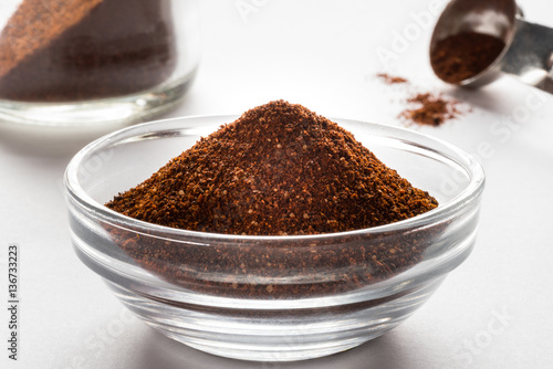 Chili powder in an ingredient bowl
