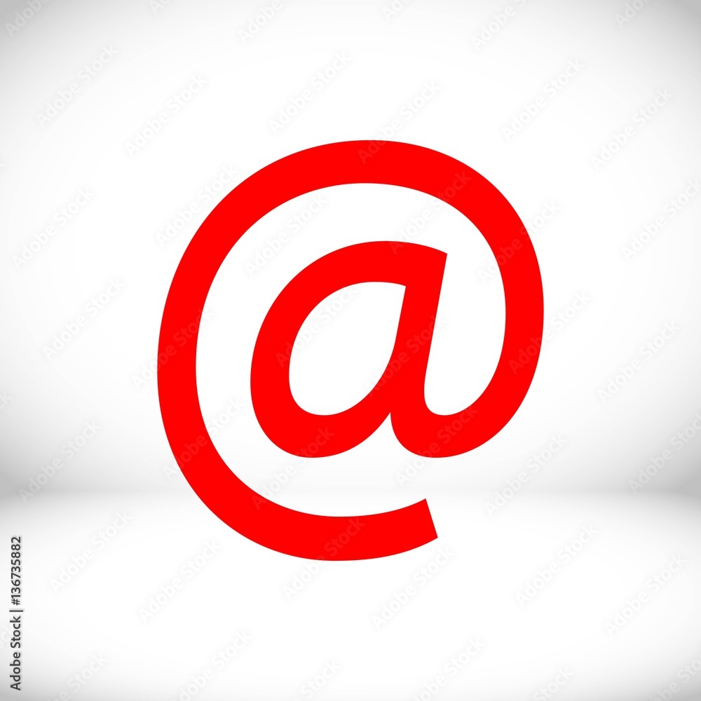 email icon stock vector illustration flat design email icon stock vector illustration flat design