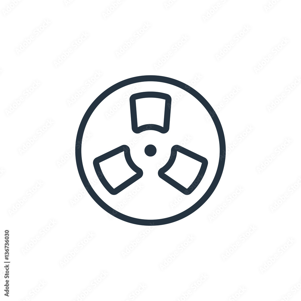 reel thin line icon set on white background, audio, music, flat, reel thin line icon set on white background, audio, music, flat,