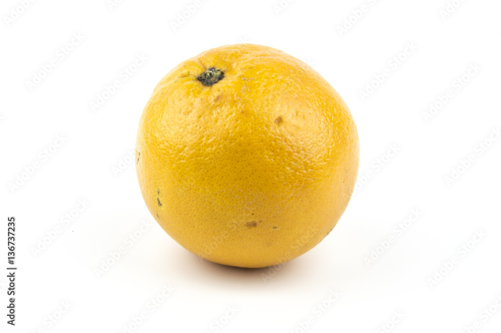 Orange fruit isolated on white background Orange fruit isolated on white background