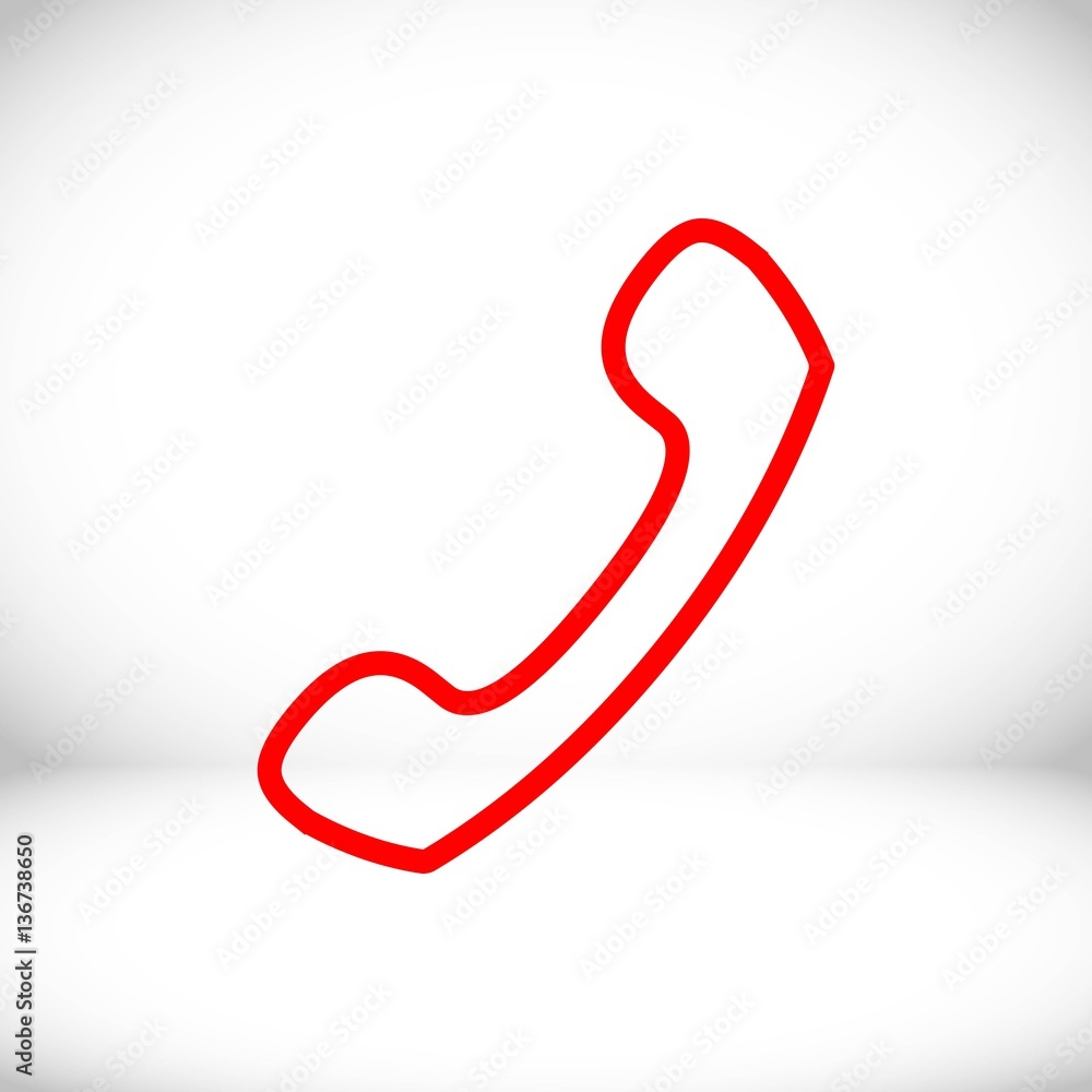 phone icon stock vector illustration flat design phone icon stock vector illustration flat design