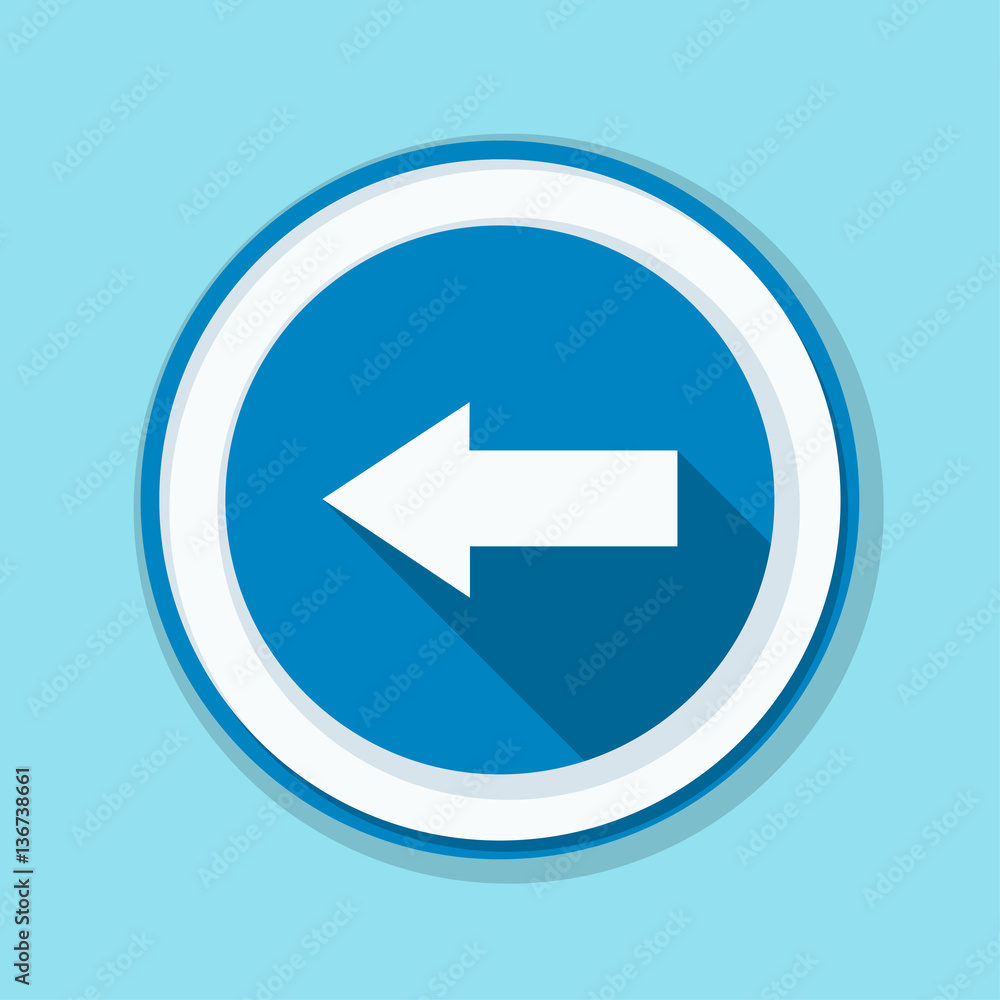 Left Arrow Sign illustration Left Arrow Sign illustration
