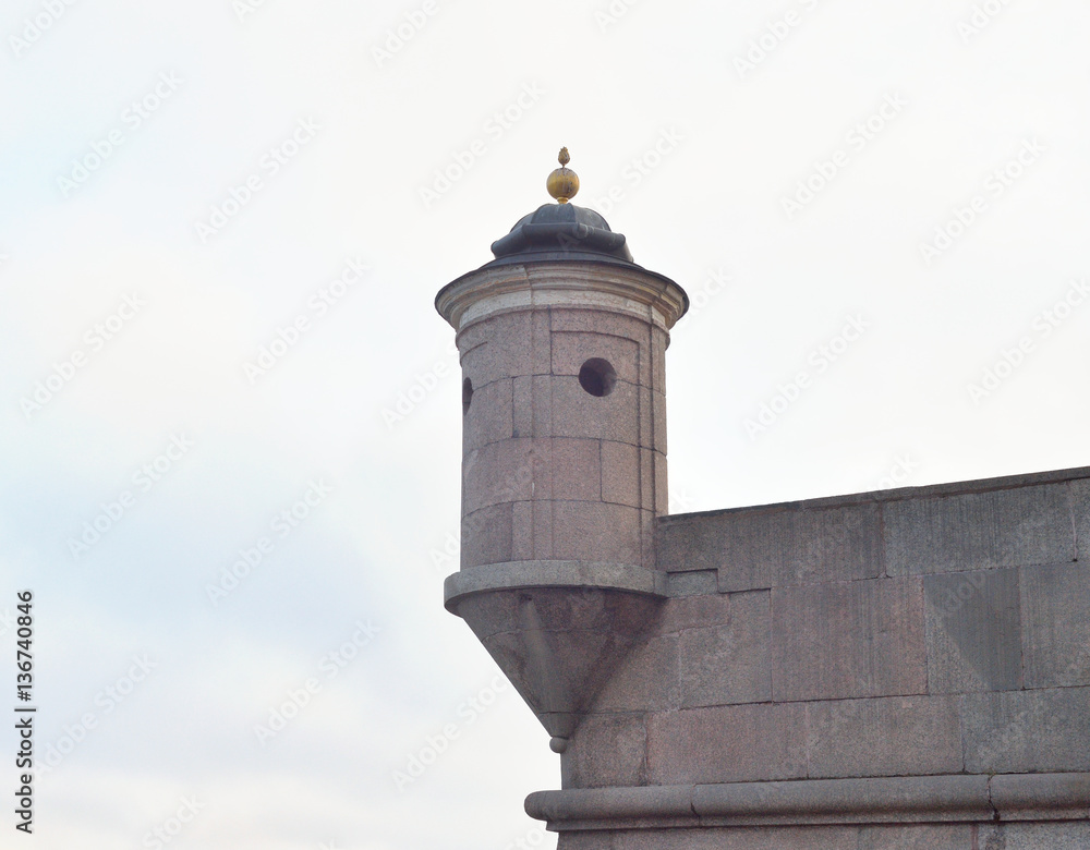 Bastion of Peter and Paul Fortress in St.Petersburg, Russia. Bastion of Peter and Paul Fortress in St.Petersburg, Russia.