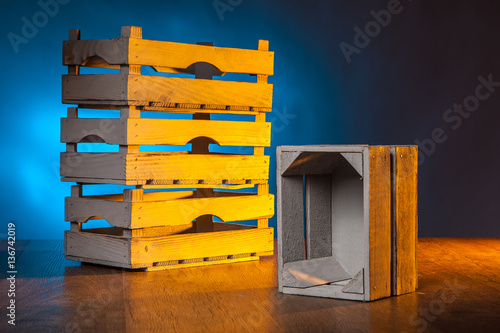Wooden crates for vegetable...