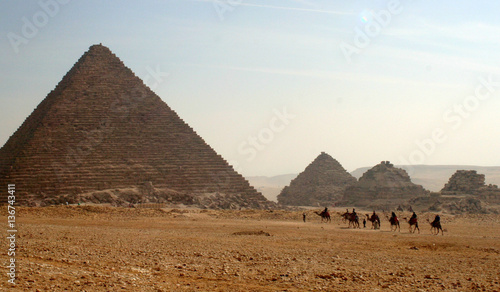 The Great Pyramids on The Giza Plateau