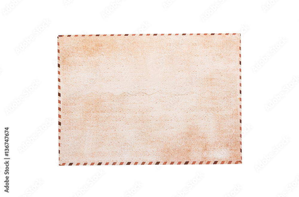 Envelope on a white background. Envelope on a white background.