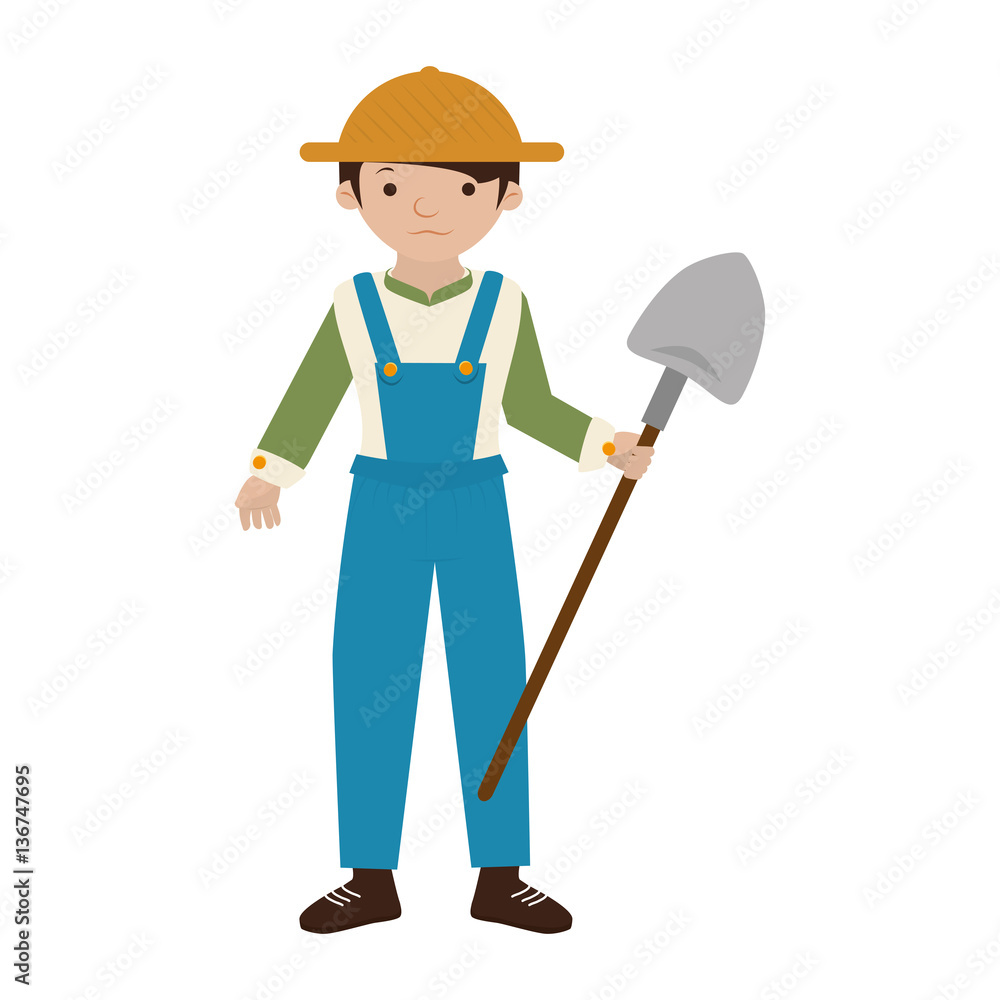 farmer avatar character icon vector illustration design farmer avatar character icon vector illustration design