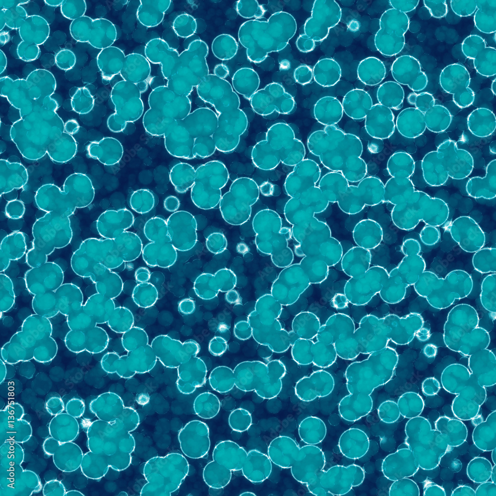 Seamless  microorganisms pattern