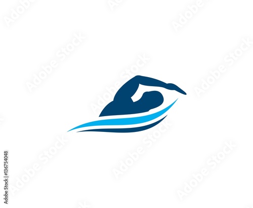 Swimming logo